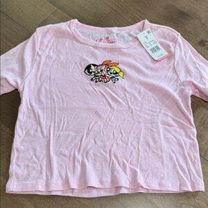 Powerpuff Pink short sleeve Tee